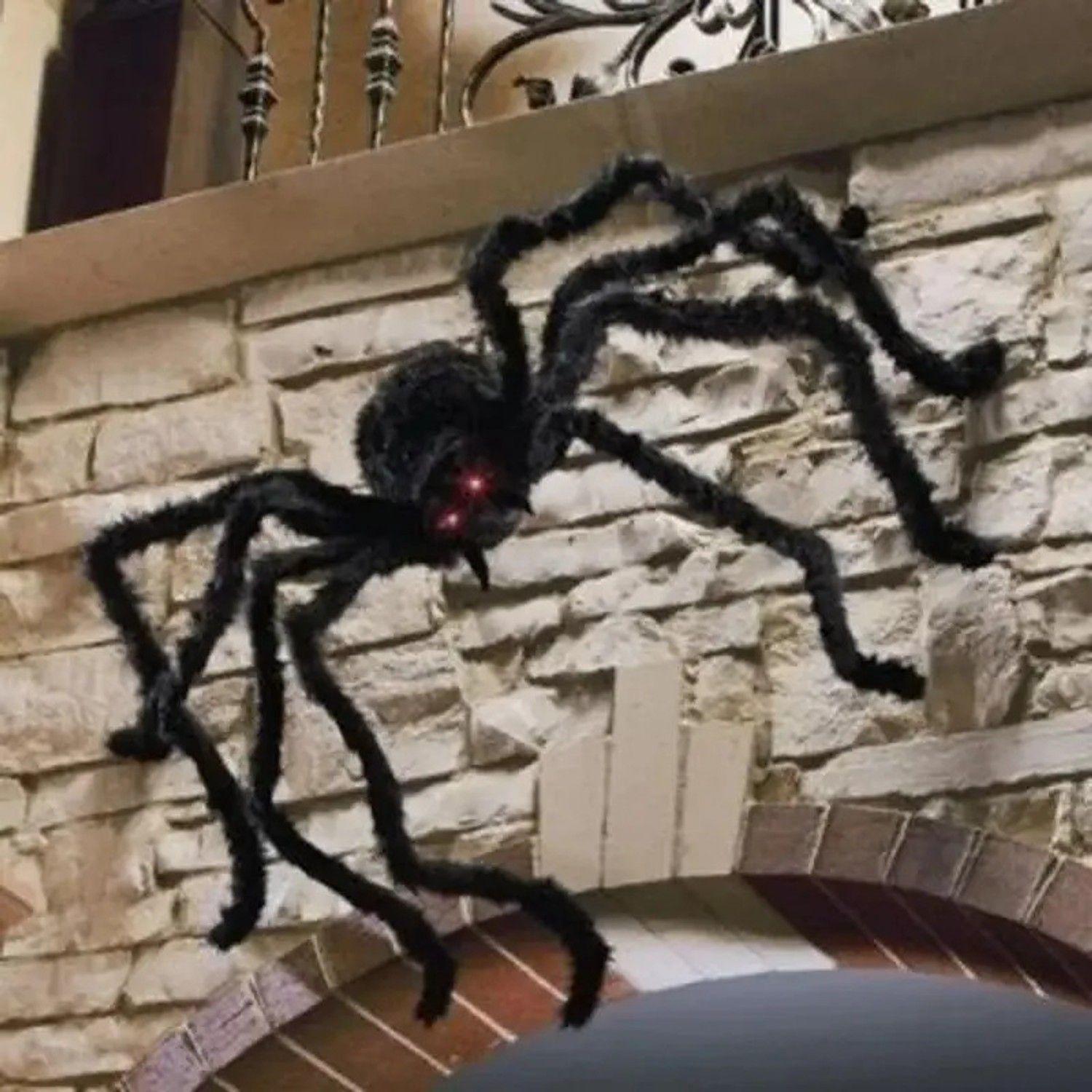 Araña Adorno Halloween Gran Tamaño 150cm-2