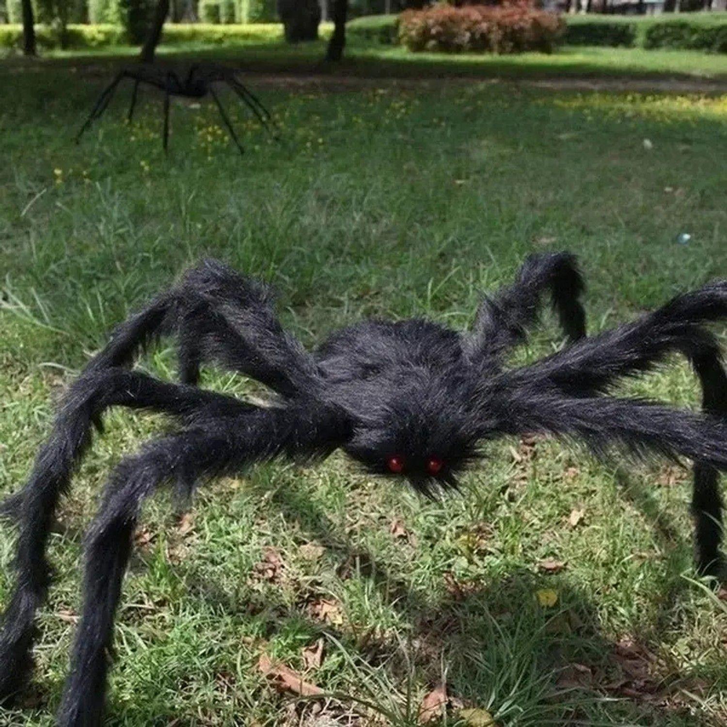 Araña Adorno Halloween Gran Tamaño 150cm-3