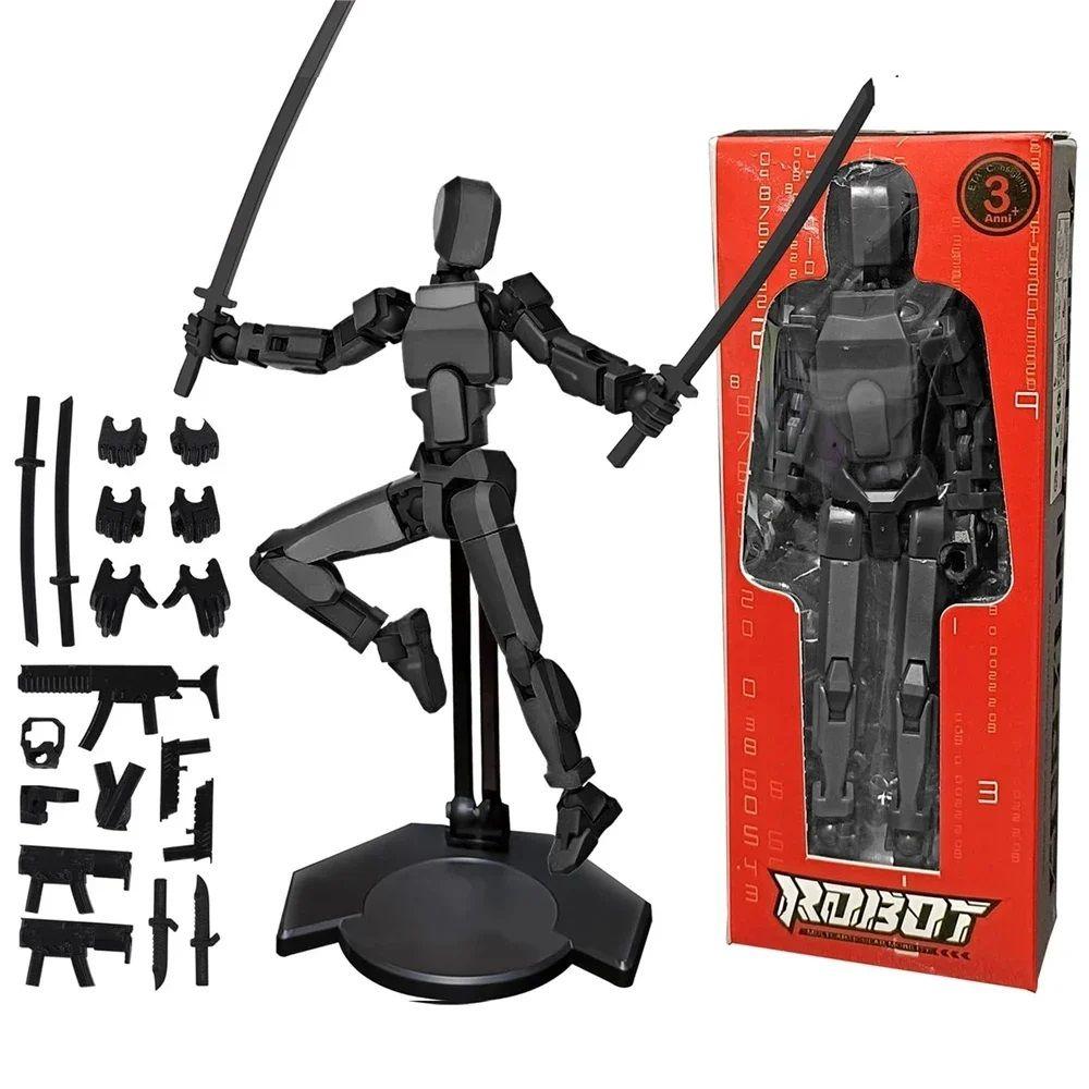 4 Figuras Misión 13 Dummy 13 Robot T13 Armados En Caja-2