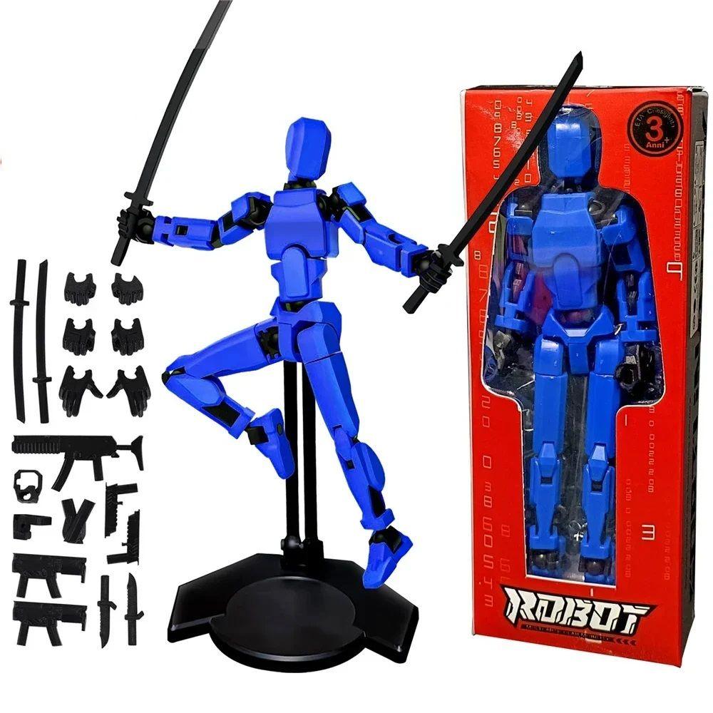 4 Figuras Misión 13 Dummy 13 Robot T13 Armados En Caja-3