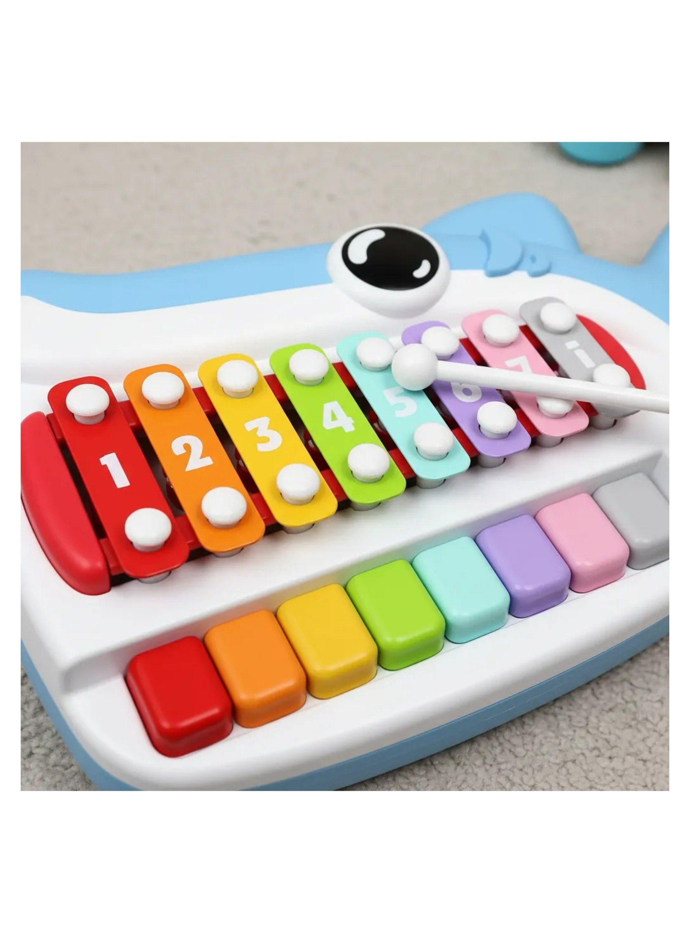 Xilófono Piano Infantil De 8 Teclas Metálicas Didáctico-2