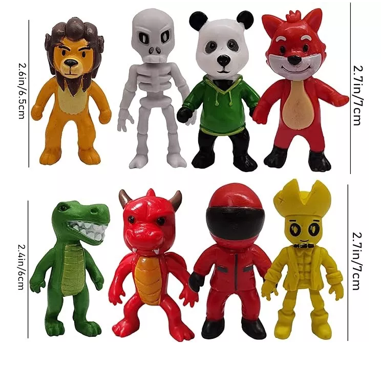 16 Figuras Stumble Guys Gran Calidad-1