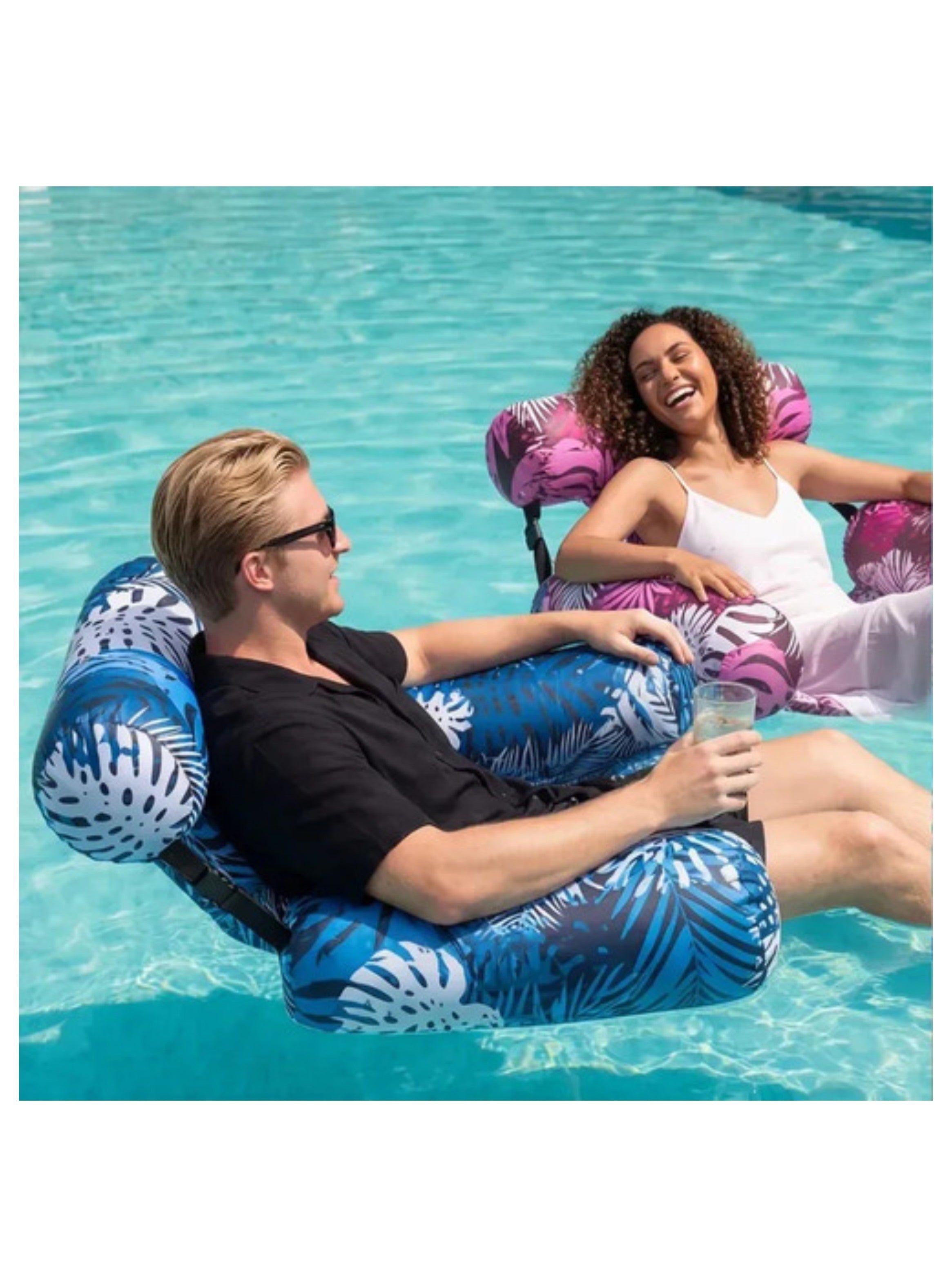 Silla Inflable Flotante Para Piscina Premium-0