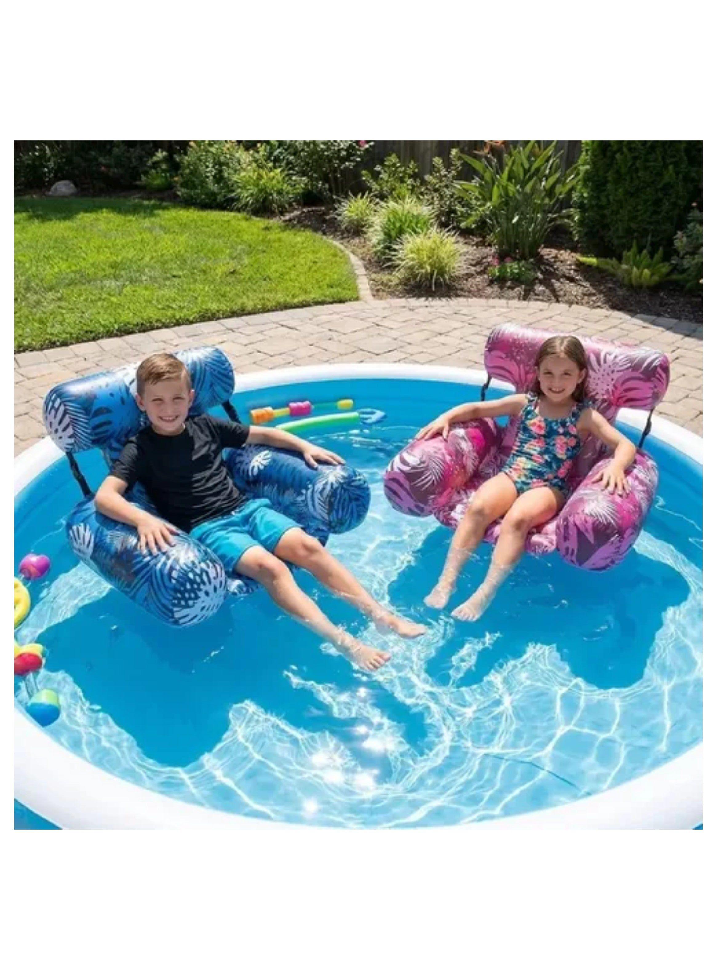 Silla Inflable Flotante Para Piscina Premium-1