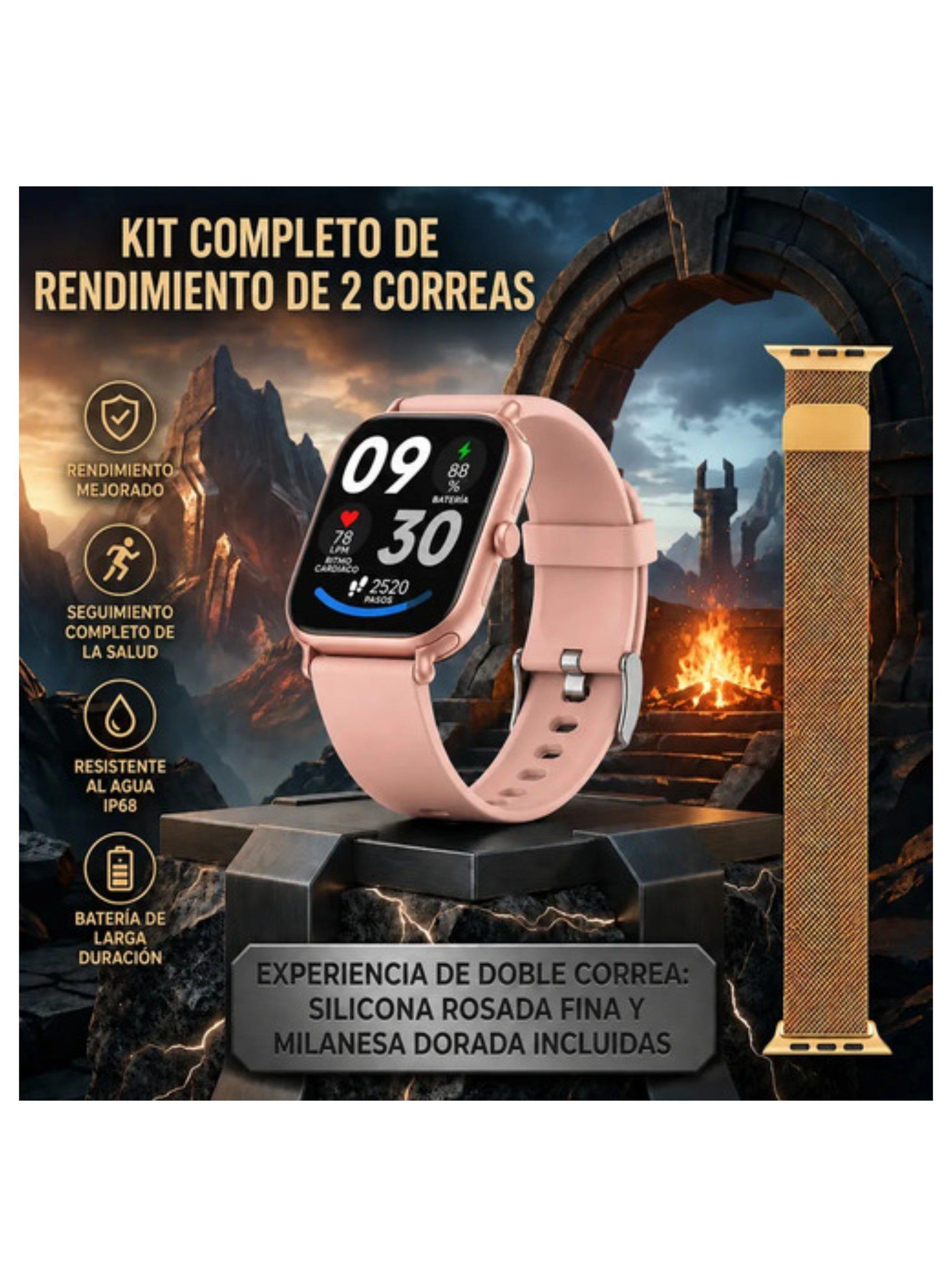 Smartwatch Mujer Con 100 Funciones Sport Health-1
