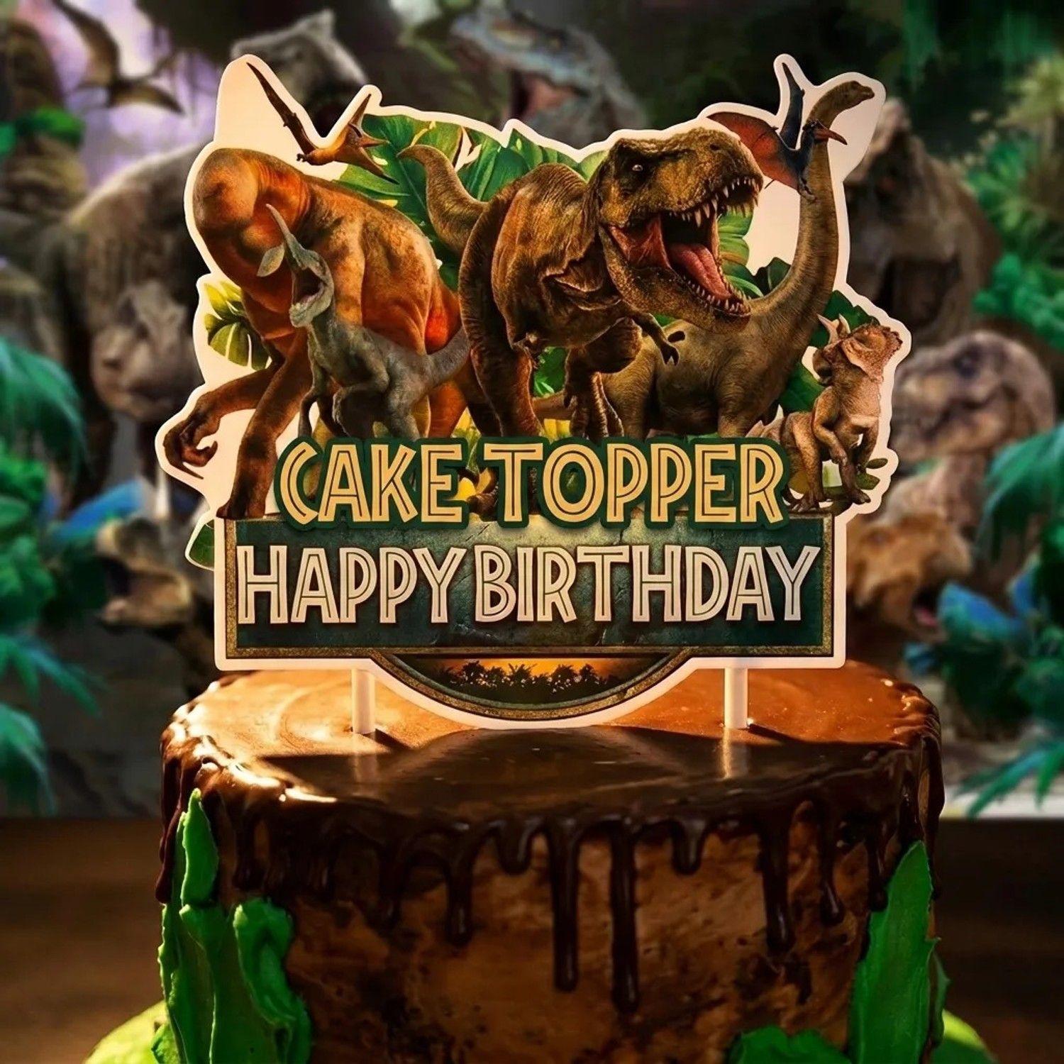 Cotillón Jurassic World Kit Cumpleaños Dinosaurios + Tela-4