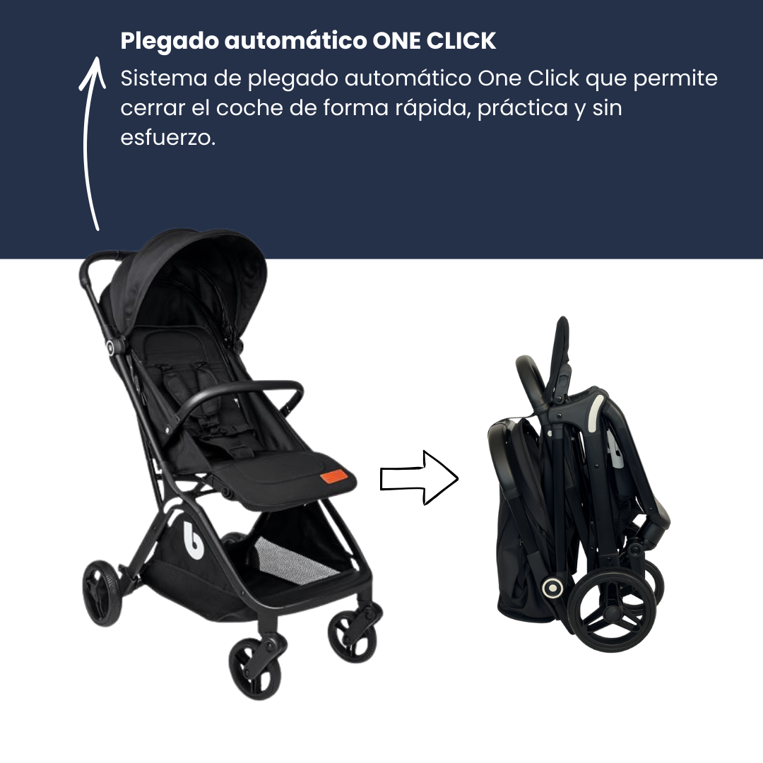 Coche de Paseo Beb Compacto Cierre Automatico Compact Stroller RS 1337 1-3