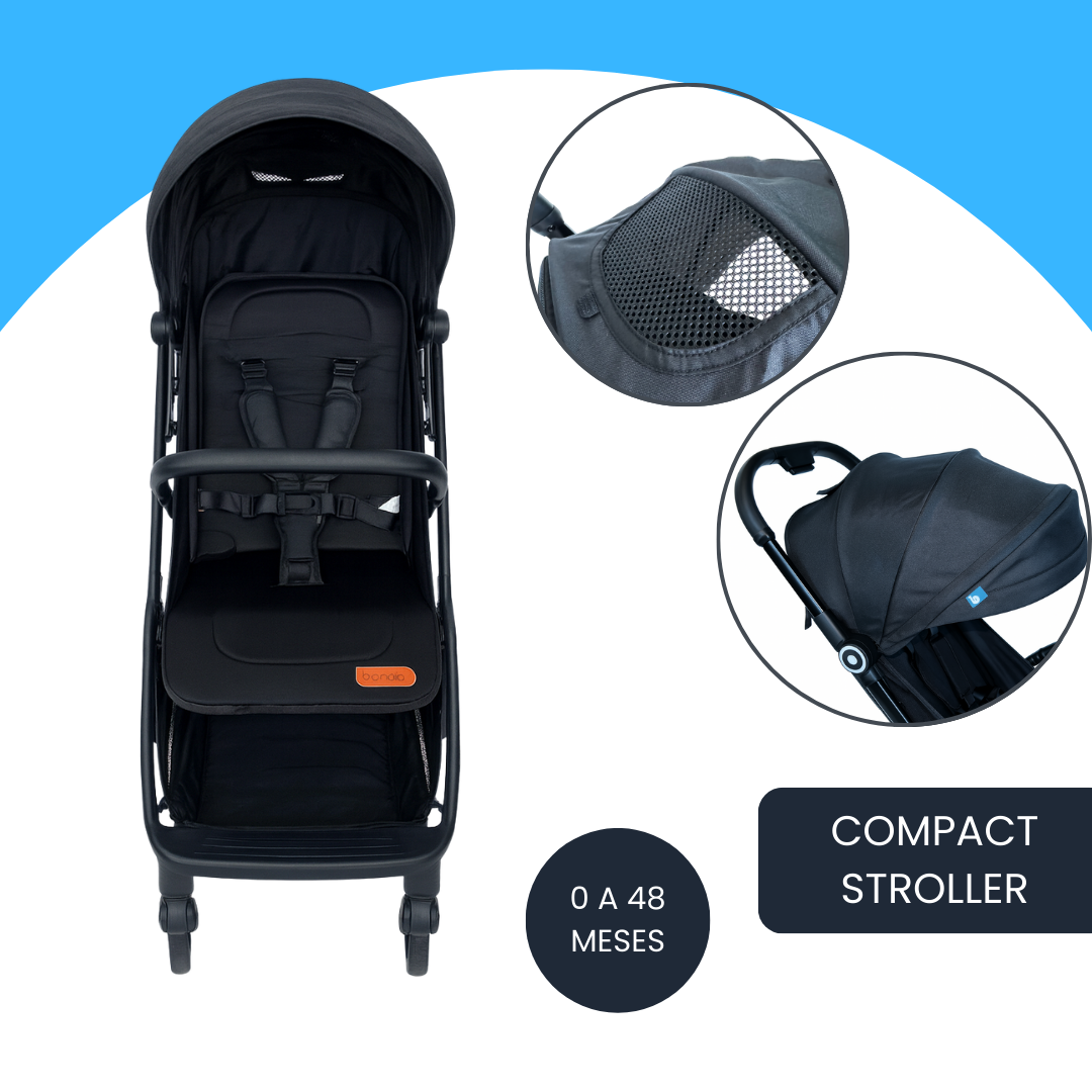 Coche de Paseo Beb Compacto Cierre Automatico Compact Stroller RS 1337 1-8