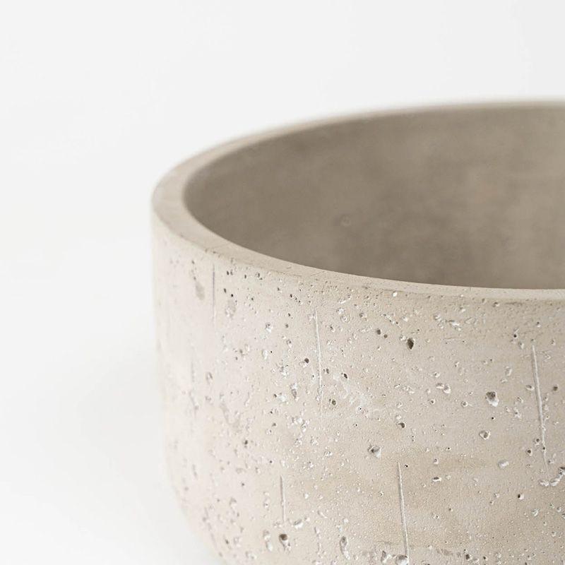Macetero cemento PATAGUA BAJO 20x9cm -1