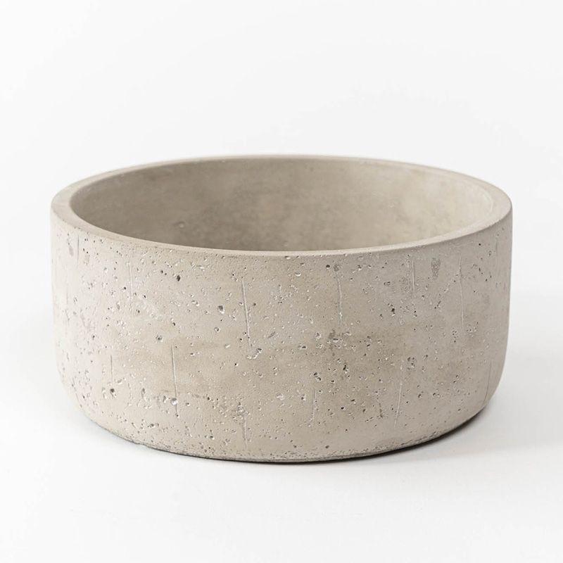 Macetero cemento PATAGUA BAJO 26x12cm -0