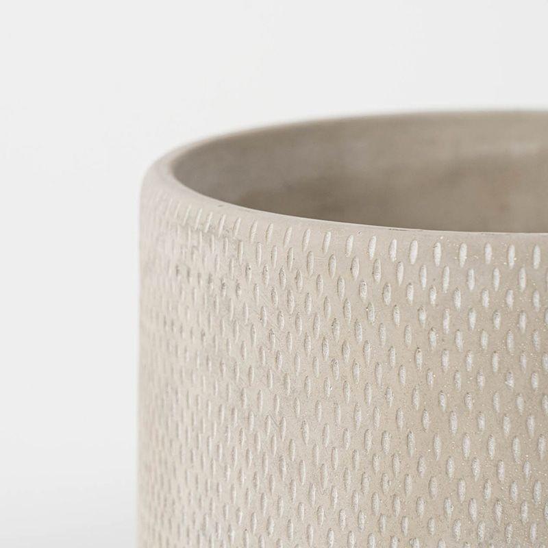 Macetero cemento MAÑÍO 13x15cm -1