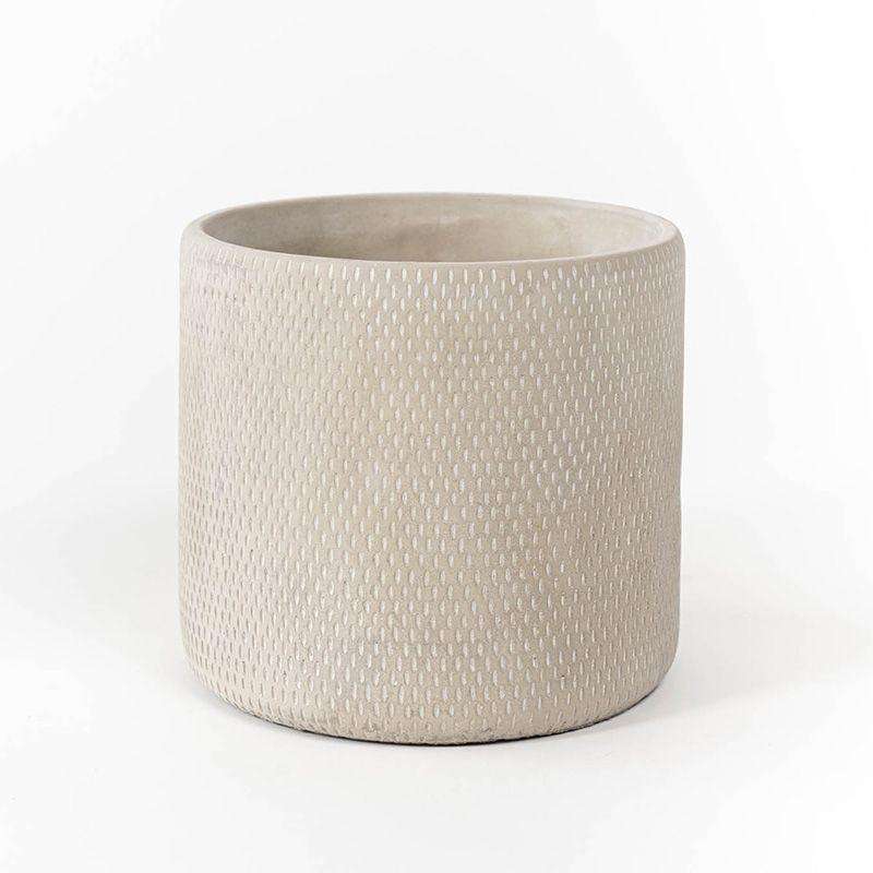 Macetero cemento MAÑÍO 13x15cm -0