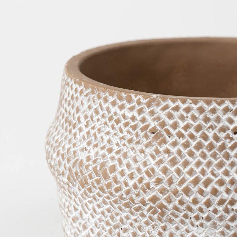 Macetero beige CHILCO 14,5x13cm -1