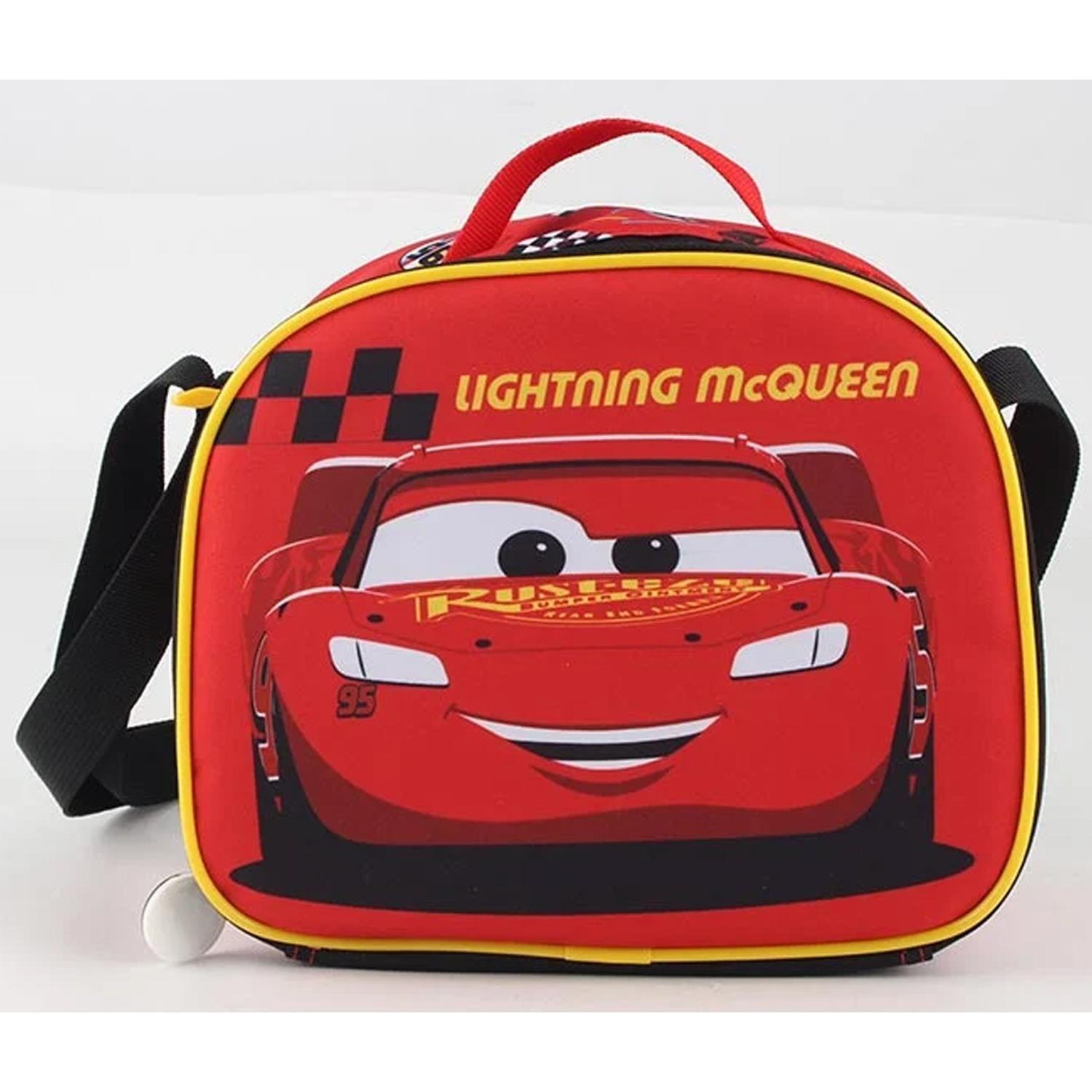 Mochila Escolar Niño Con Ruedas 3 Piezas Cars-4