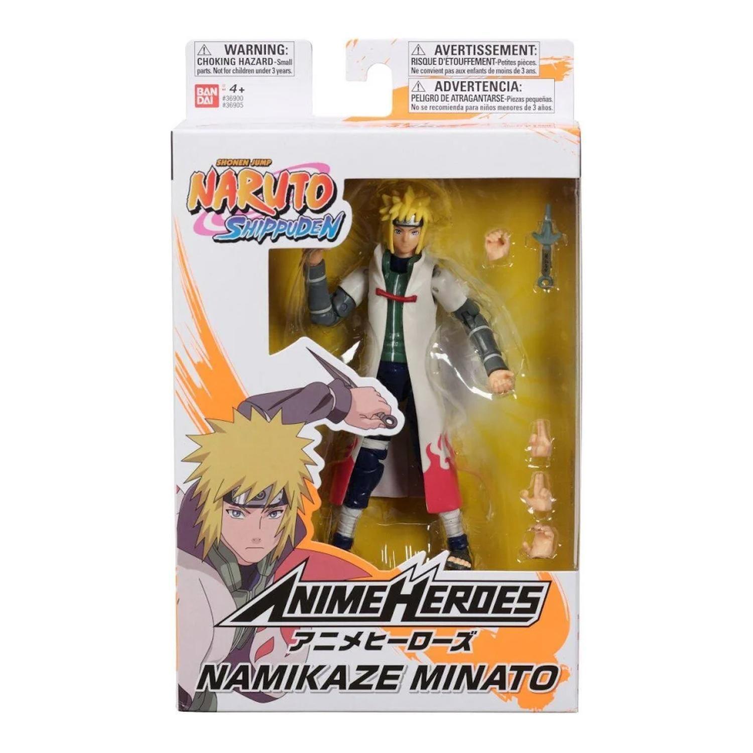 Figura 17cm Anime Heroes Namikaze Minato Bandai-2