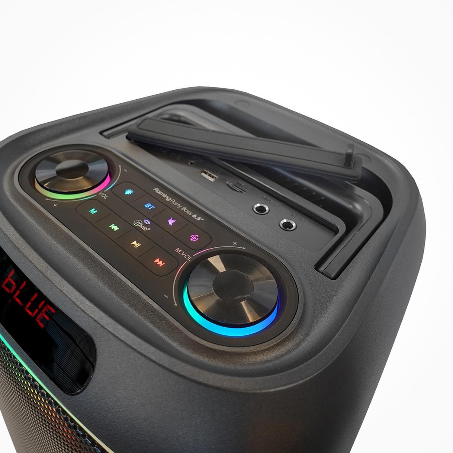 Parlante Bluetooth MLAB Flaming Party Bass 6.5? Black-3