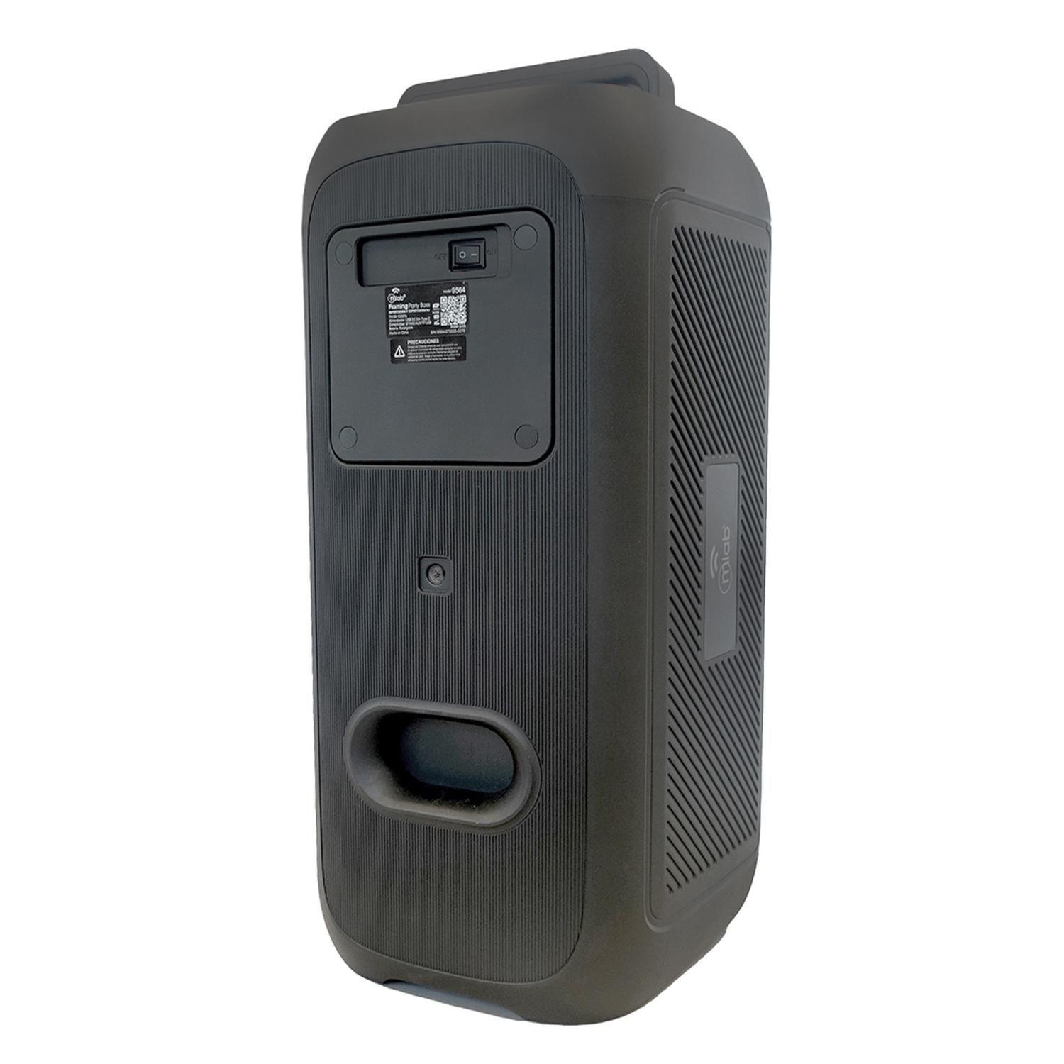 Parlante Bluetooth MLAB Flaming Party Bass 6.5? Black-4