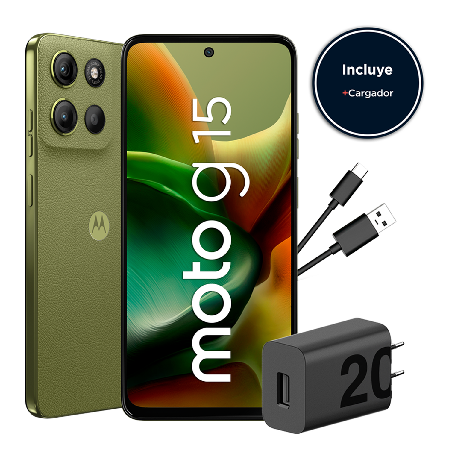 Motorola G15 Verde 4GB RAM 128GB ROM CE109MOT73-2