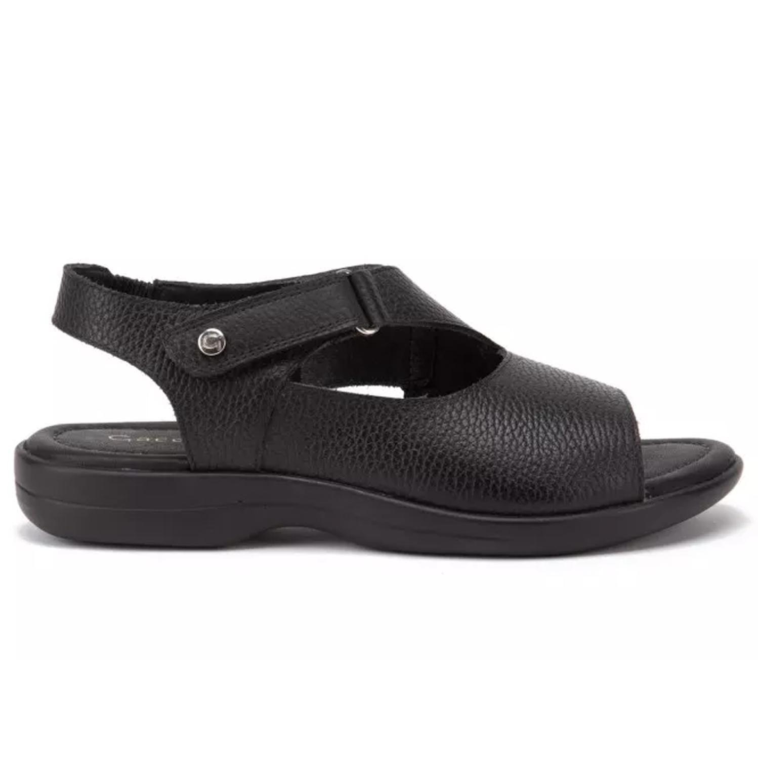Sandalia Cuero Negro - Gacel Arely ARLV261-0