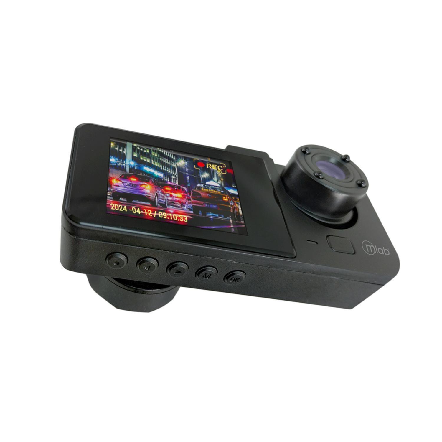 Cámara Auto Mlab DVR FHD, 2 Cámaras Front 1080p/Inside 720p-4