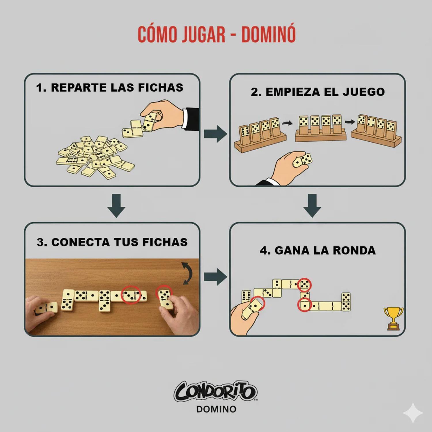 Juego de Mesa Dominó Condorito-6