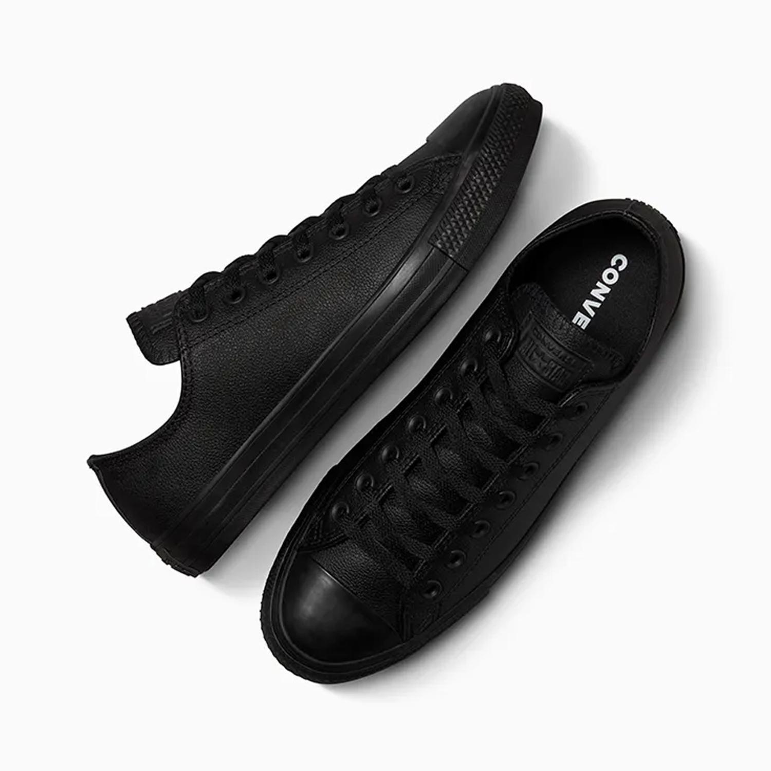 Zapatilla Converse NegroChuck Taylor All Star Cuero Monocromo 135253C-2