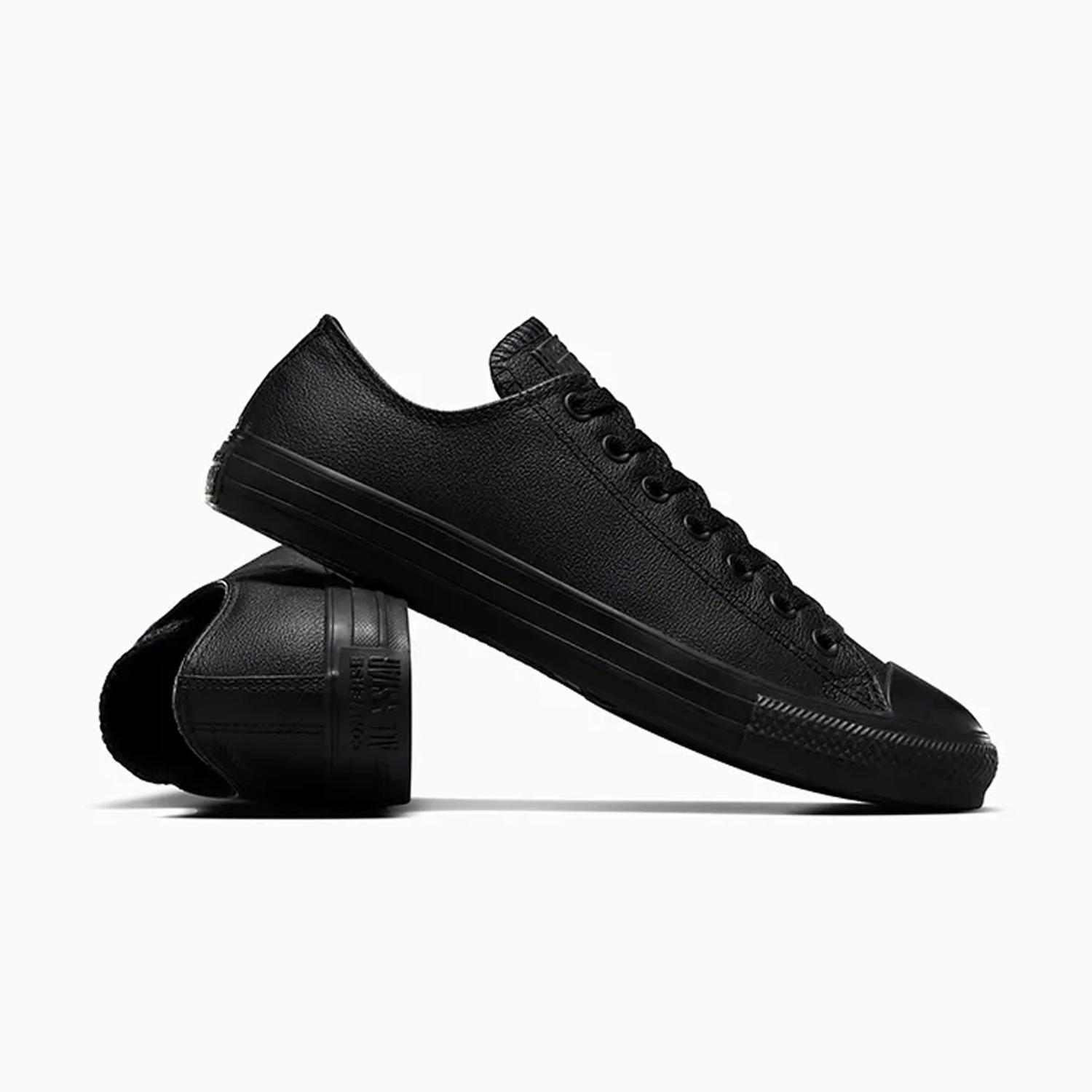 Zapatilla Converse NegroChuck Taylor All Star Cuero Monocromo 135253C-5
