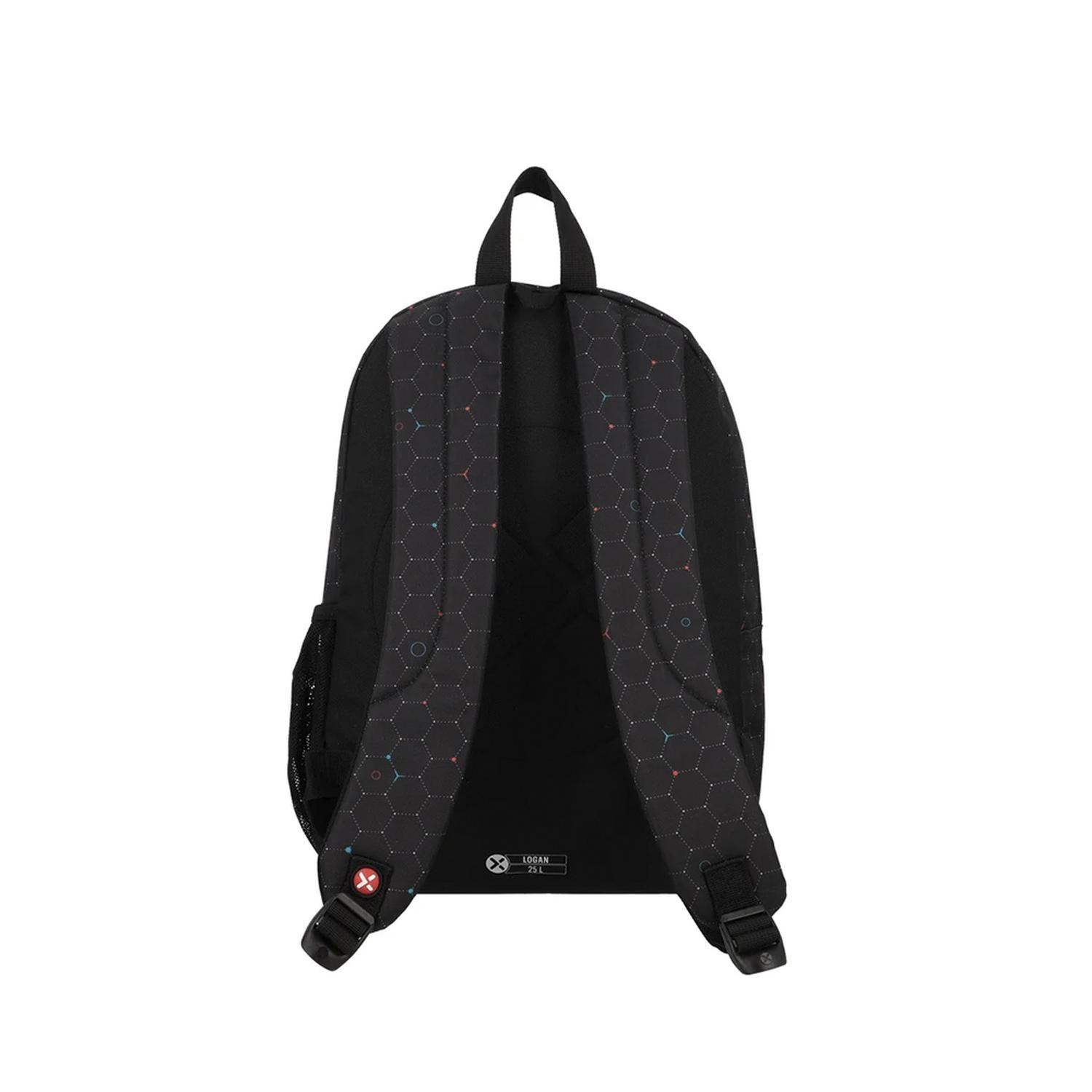 Mochila Escolar Logan Negra 15969098201-0926-2