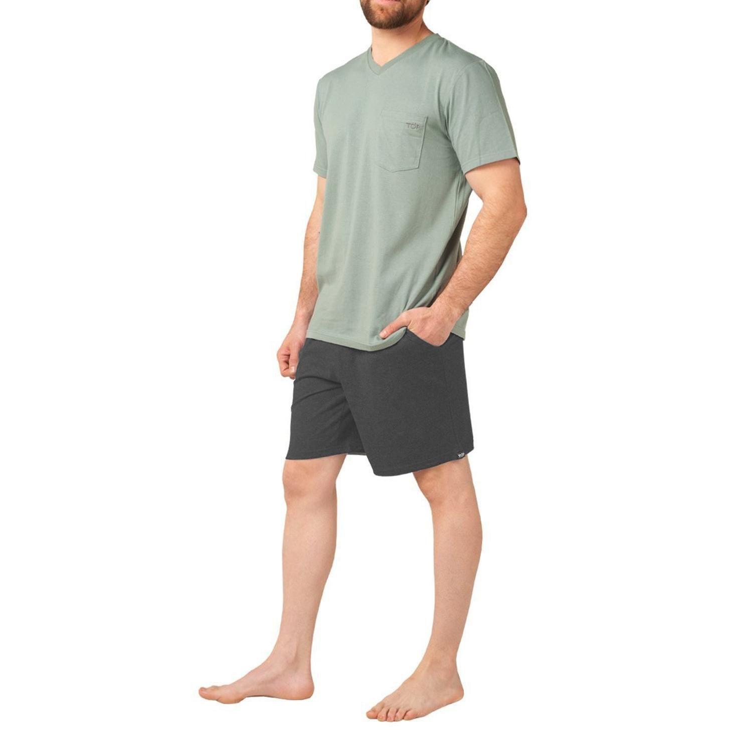 Pijama Algodón Manga Corta 222avc1 Top-0