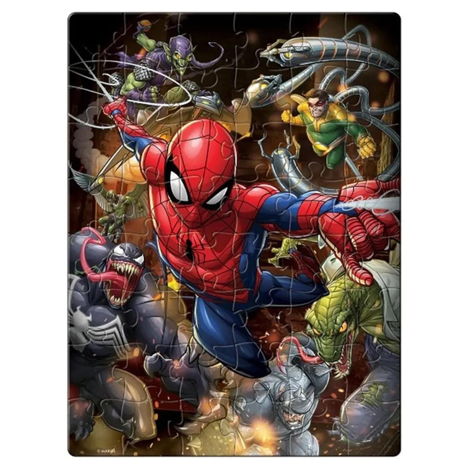 Rompecabezas Lenticular Spider Man 48 Piezas 3D Marvel-4