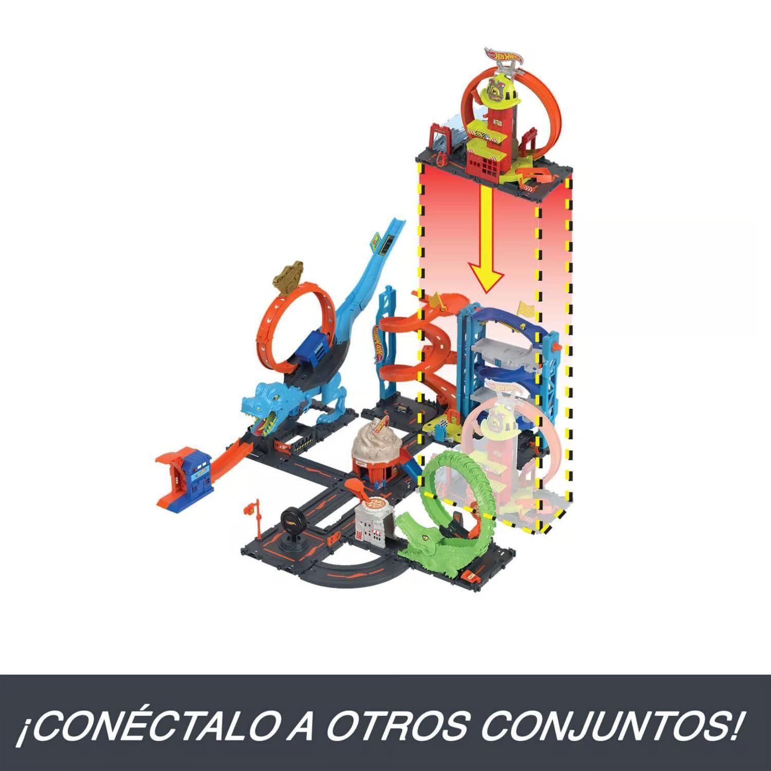 Pista City Super Loop Estación Bomberos Niño Hot Wheels-2
