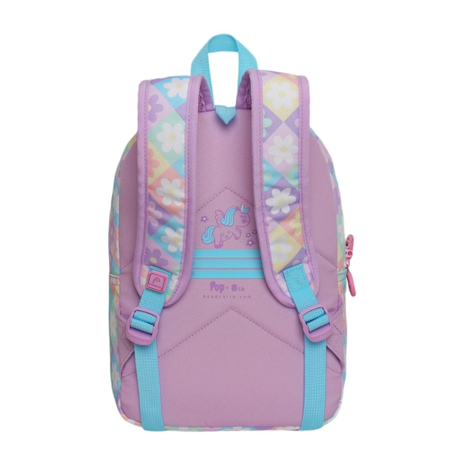 Mochila Head Pop Unicornio Flores 8 Litros-3