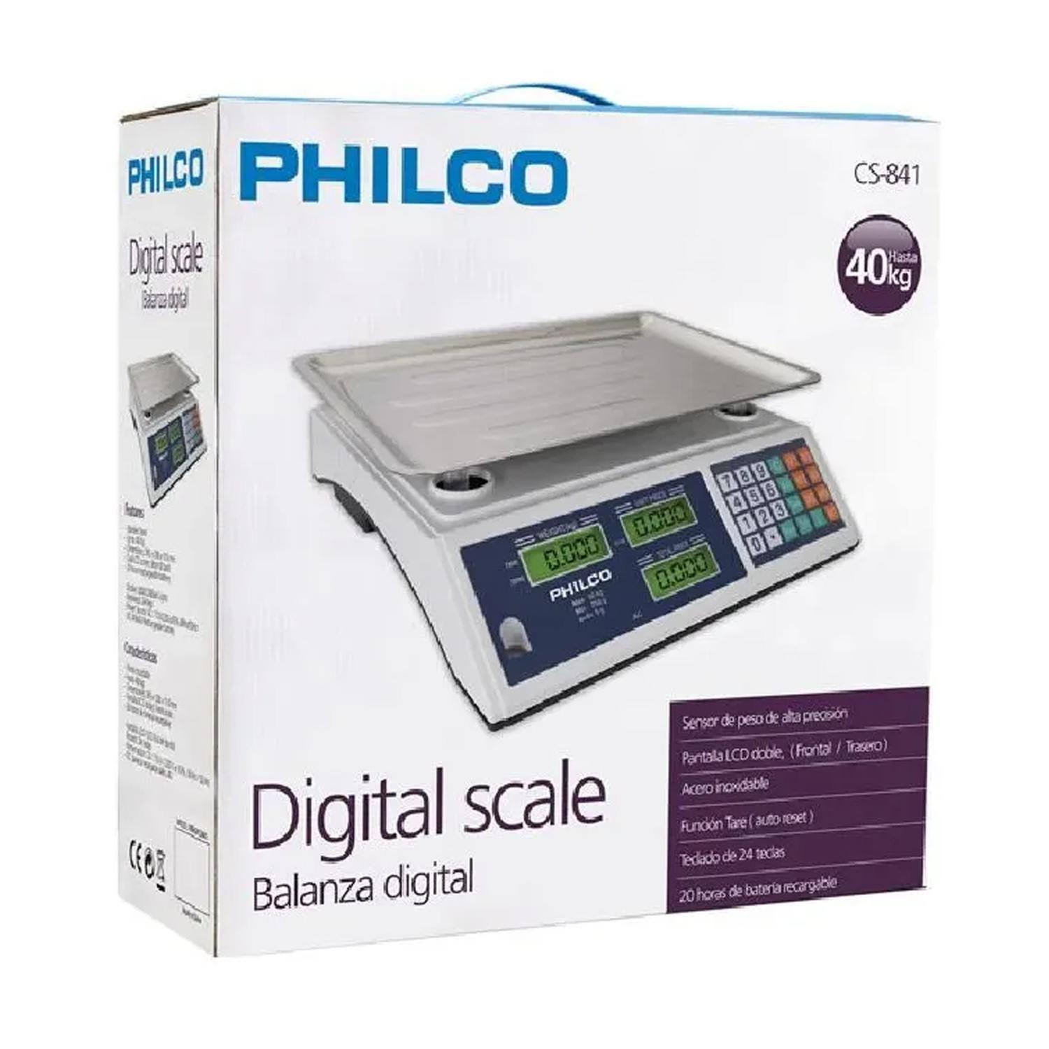 Balanza Digital 40 Kg - Philco 48PGRCS841-3