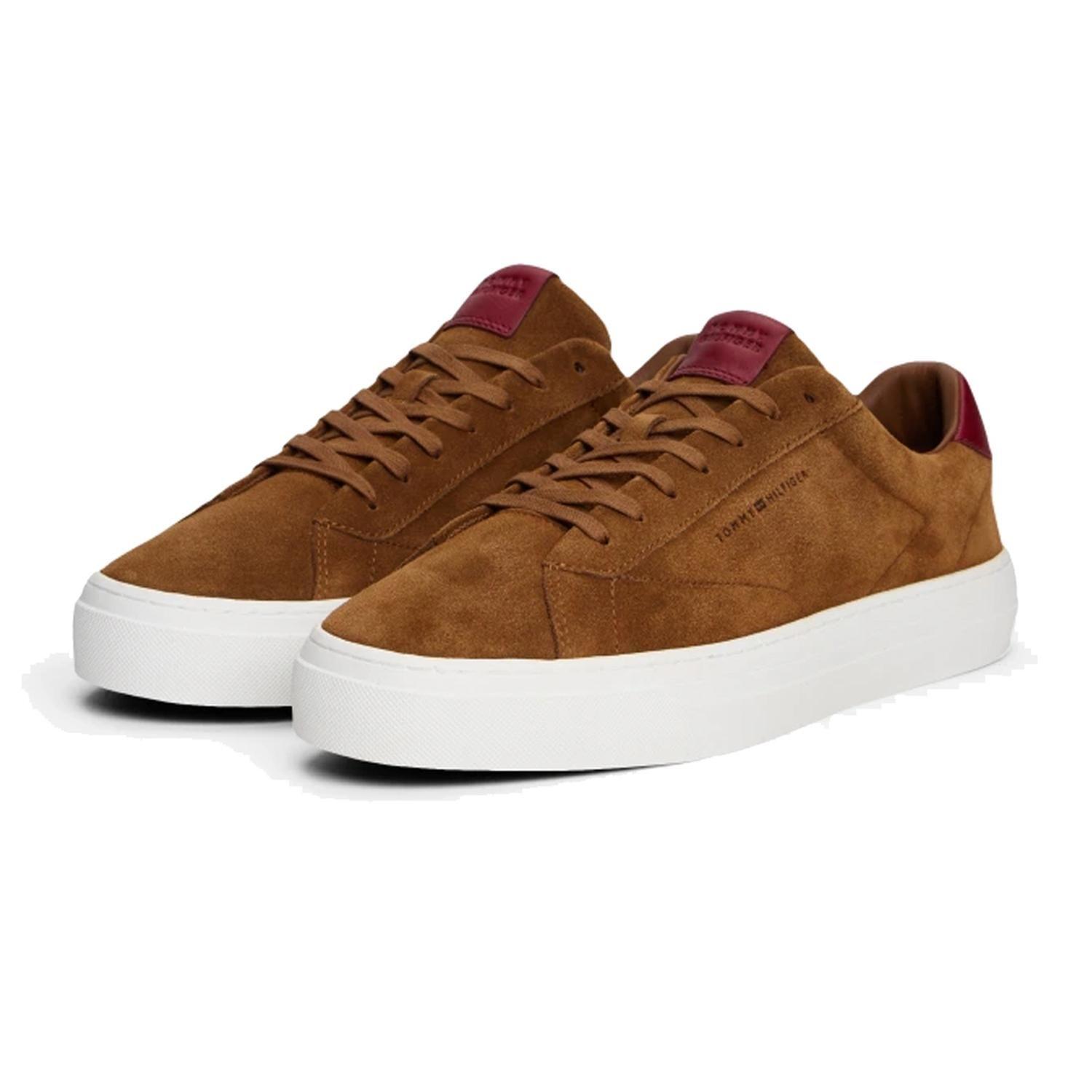 Zapatillas Tommy Hilfiger Ante Hombre Café FM0FM05573GVQ-2
