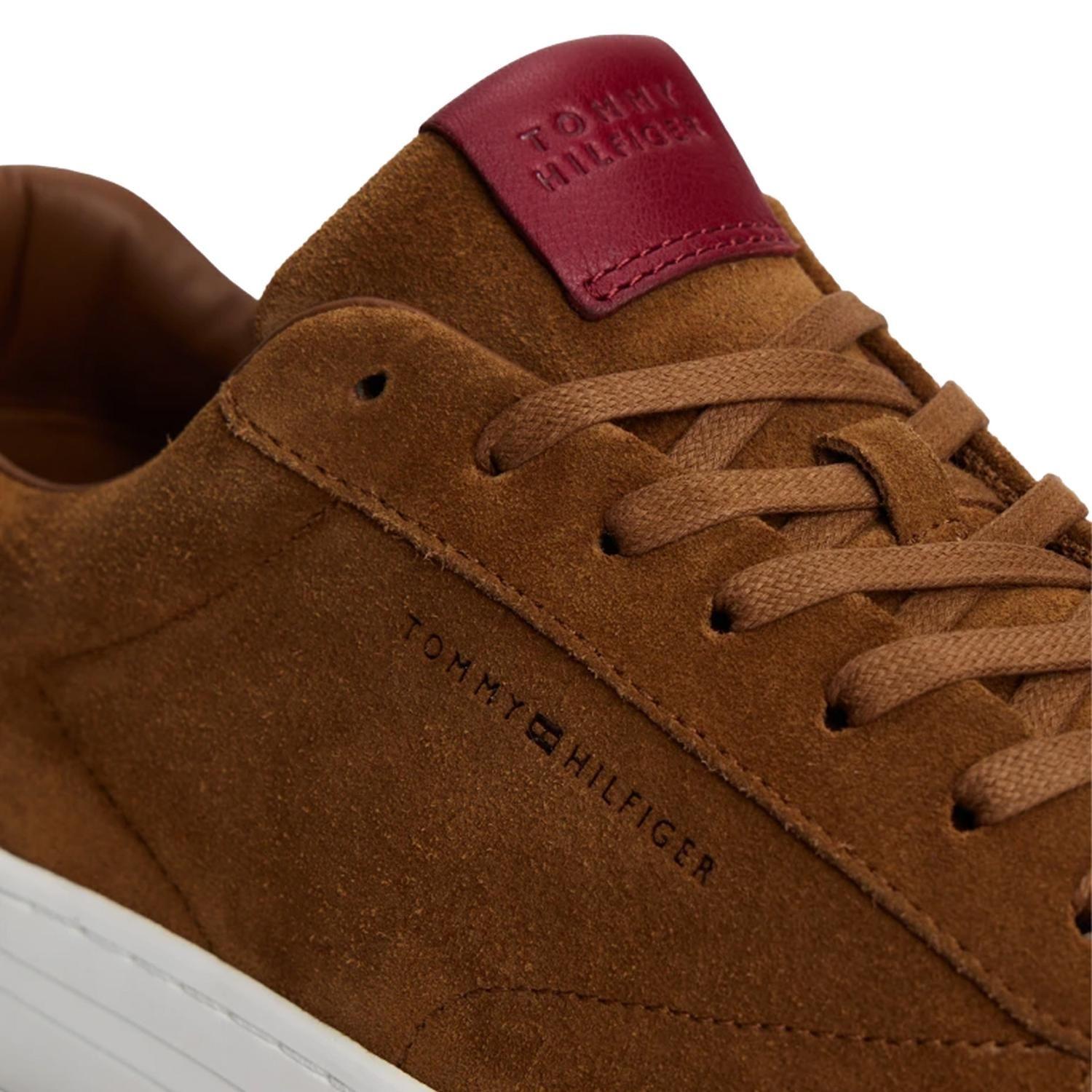 Zapatillas Tommy Hilfiger Ante Hombre Café FM0FM05573GVQ-5