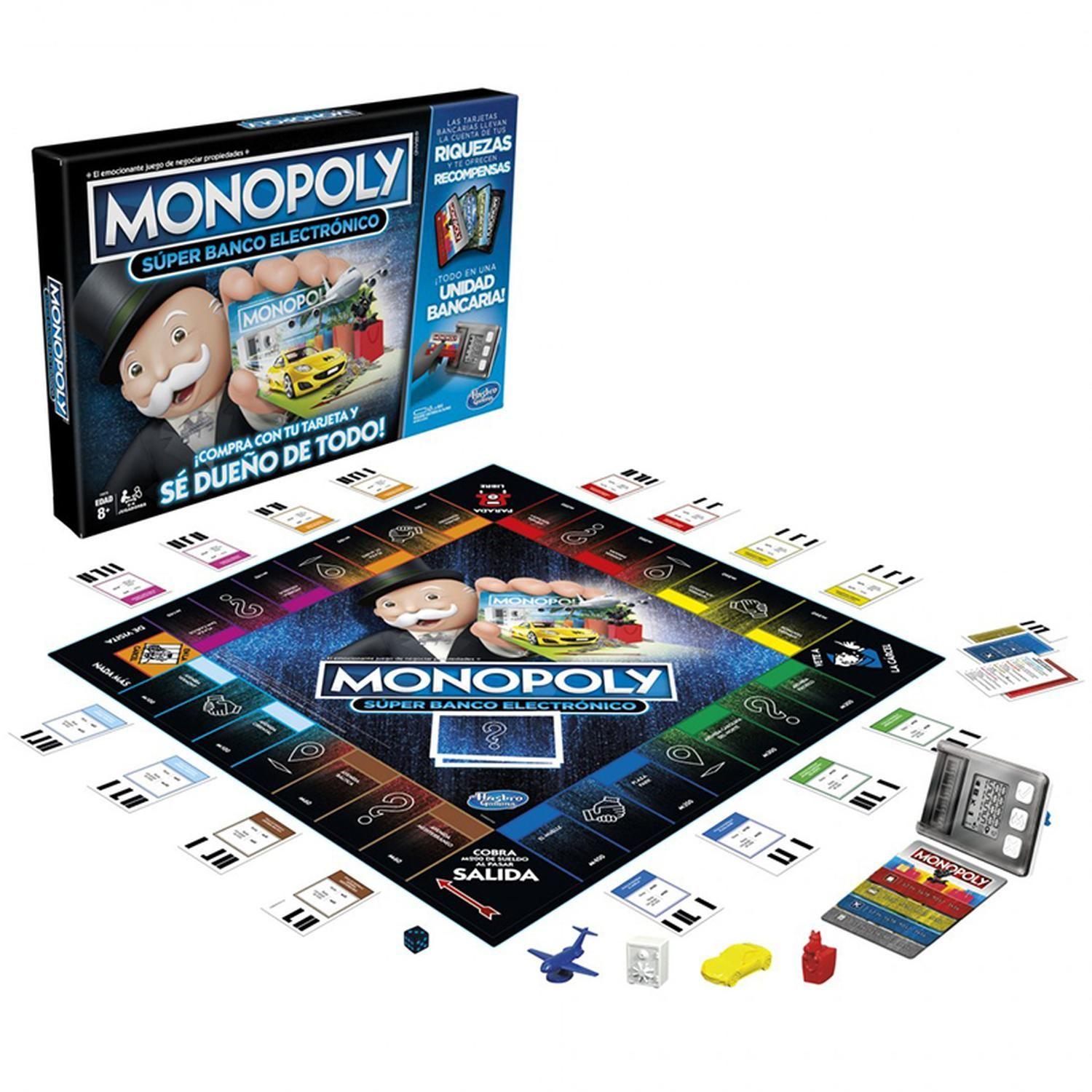 Juego De Mesa Monopoly Super Banco Electrónico Hasbro-1