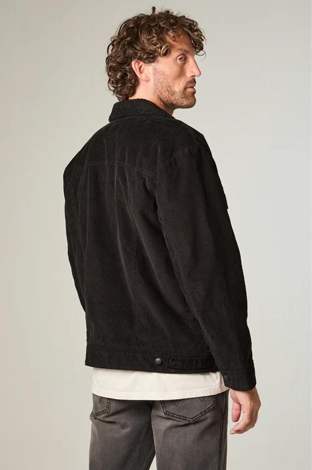 Chaqueta Hombre Sherpa Cotelé Negro - Wrangler-2