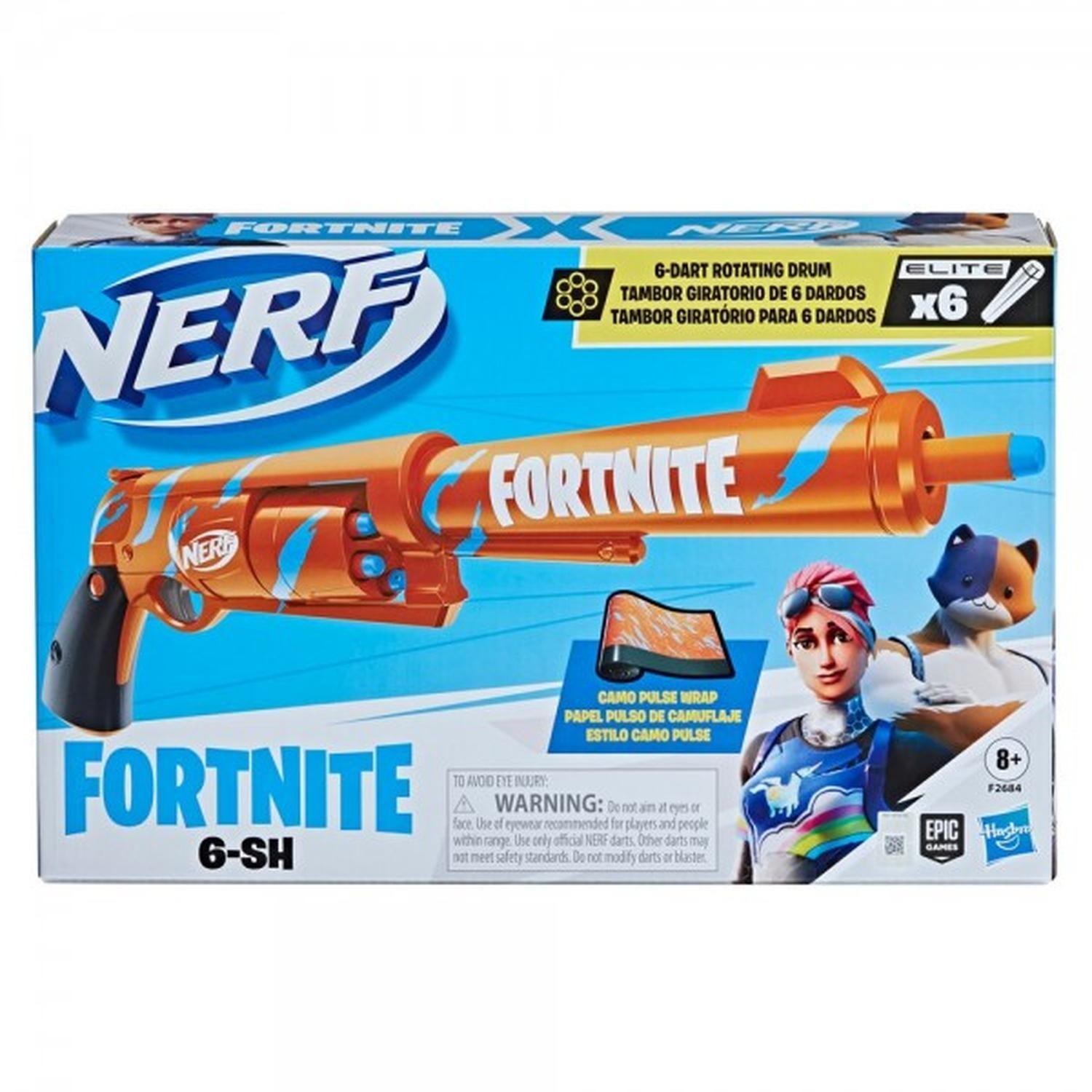 Lanzador Hasbro Nerf Fortnite 6-SH Camuflaje-2