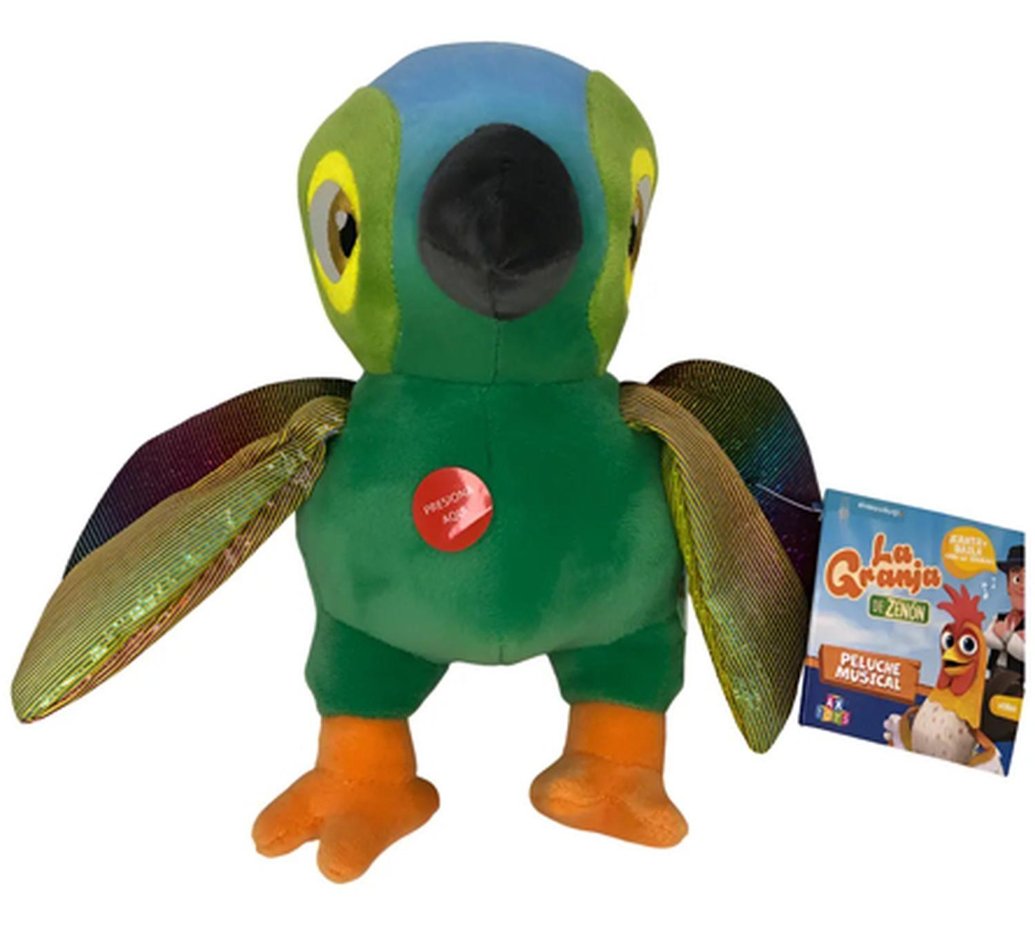 Loro Pepe Peluche Musical Granja De Zenón 20cm-0