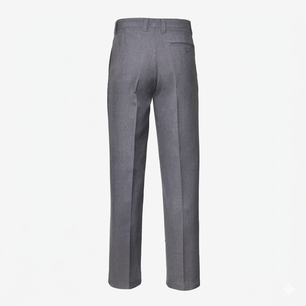 Pantalón Clásico Gris Pinzado Escolar Kotting-2