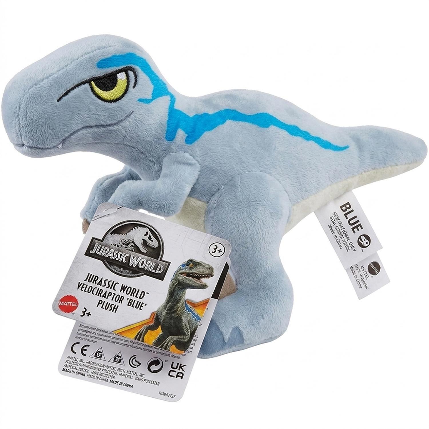 Mini Peluche Velociraptor Blue Jurassic World-2