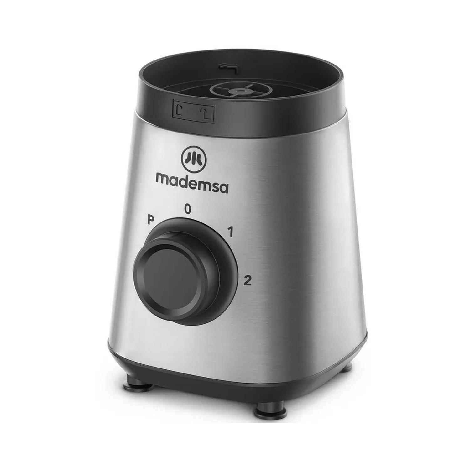 Licuadora Portátil Mademsa con 2 velocidades y botellas 300W MBL30 Acero Inoxidable-6