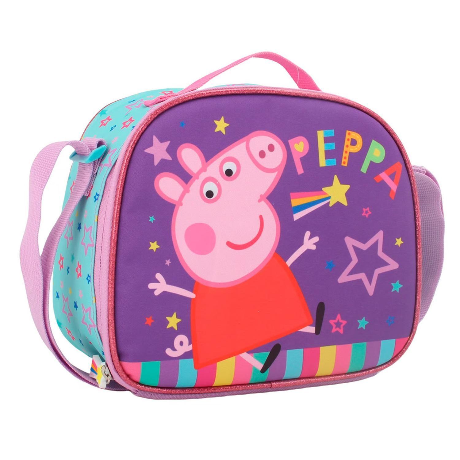Mochila Escolar Niña Con Ruedas 3 Piezas Peppa Pig-3