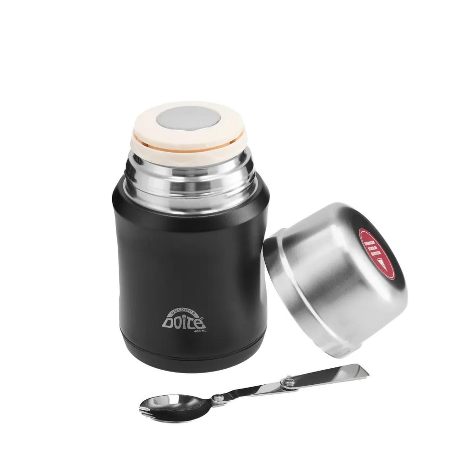 Termo De Comida Negro 400Ml Doite-6