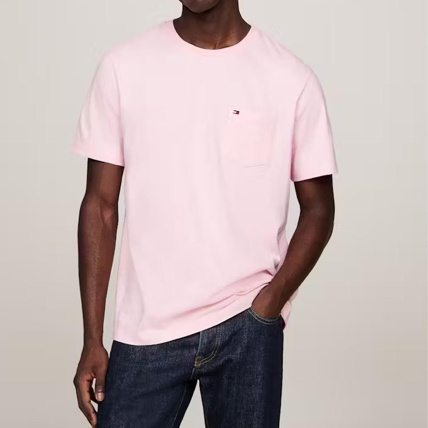 Polera Cuello Redondo Hombre Con Bolsillo Tommy Hilfiger-0
