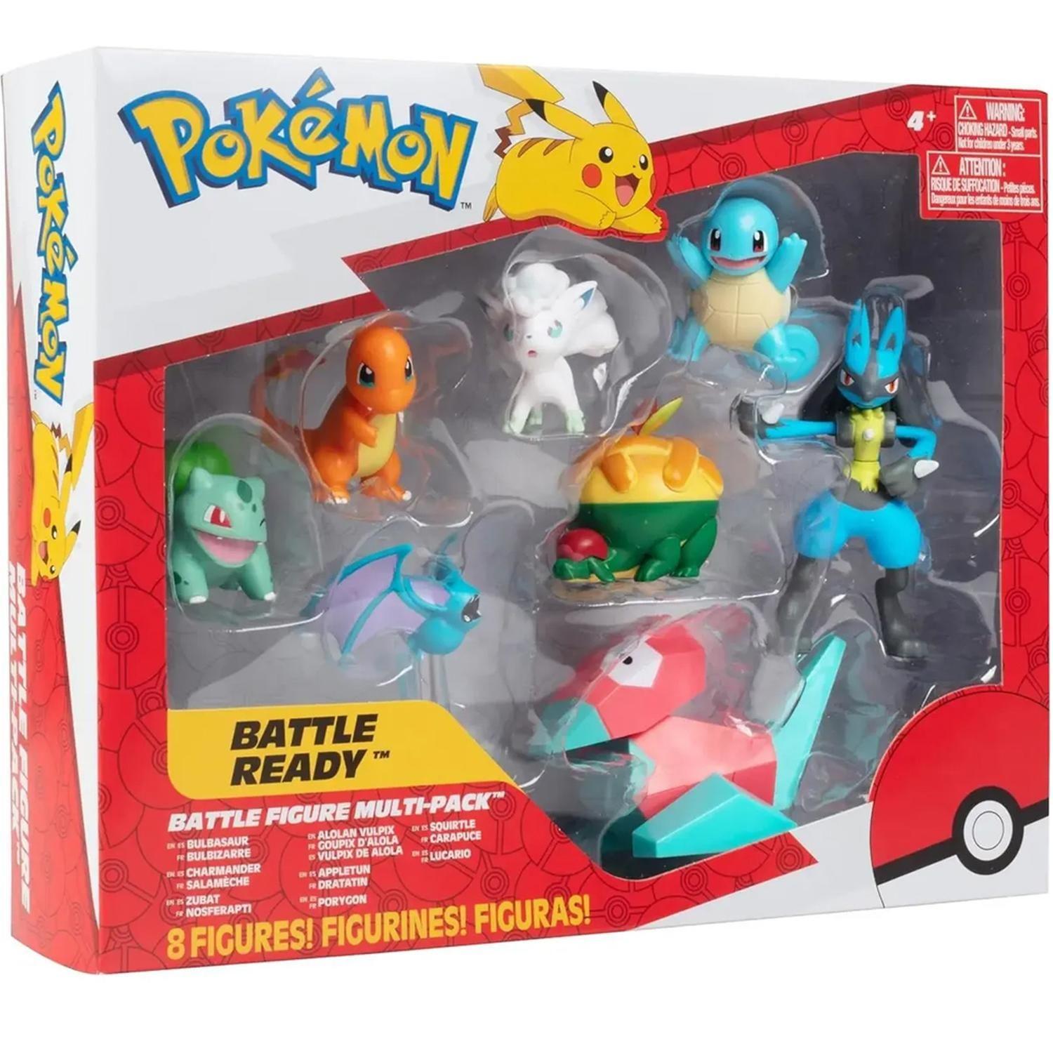 Pack 8 Figuras Pokemon Battle Ready PKW2542-1