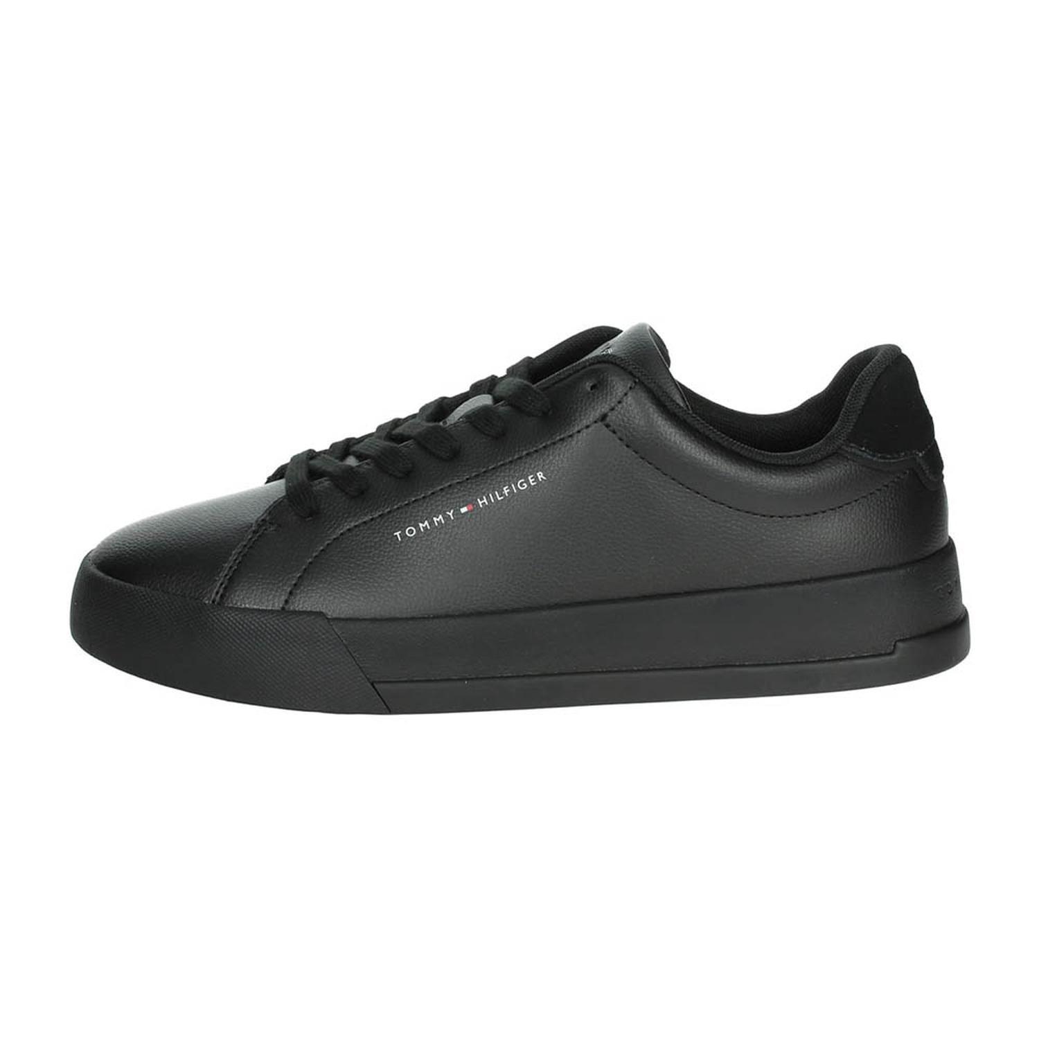 Zapatilla Tommy Hilfiger Th Court Leather Detail Essential 53670GJ-0