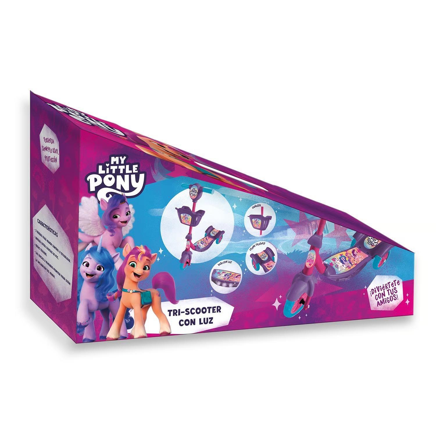 Tri-Scooter con Luz My Little Pony Hasbro-3