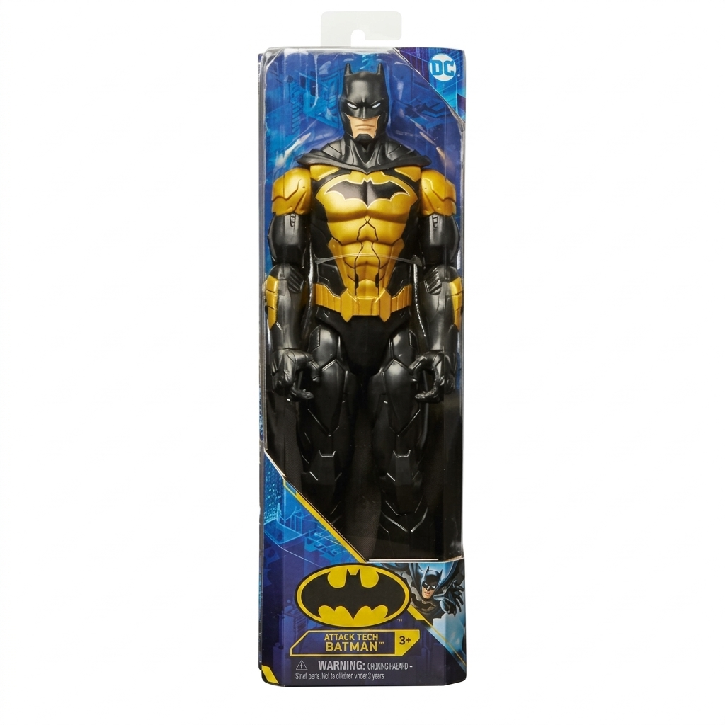 Figura Attack Tech Batman DC Articulada 30cm-2