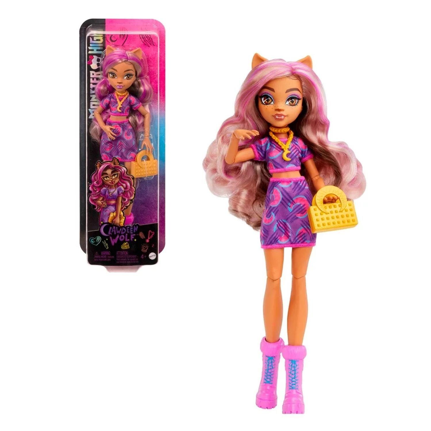 Muñeca Clawdeen Wolf Monster High Mattel-0